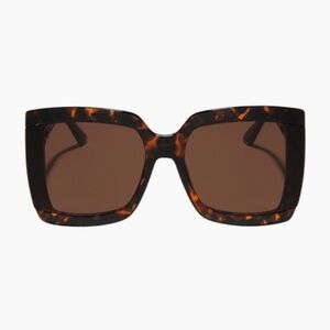 NWOT Dime Optics Onyx Tortoise Polarized Sunglasses